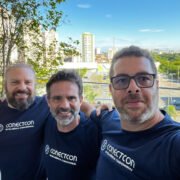 Sócios fundadores da ConectCon® - Alessandro, Marcelo e Nilton, em 2023.